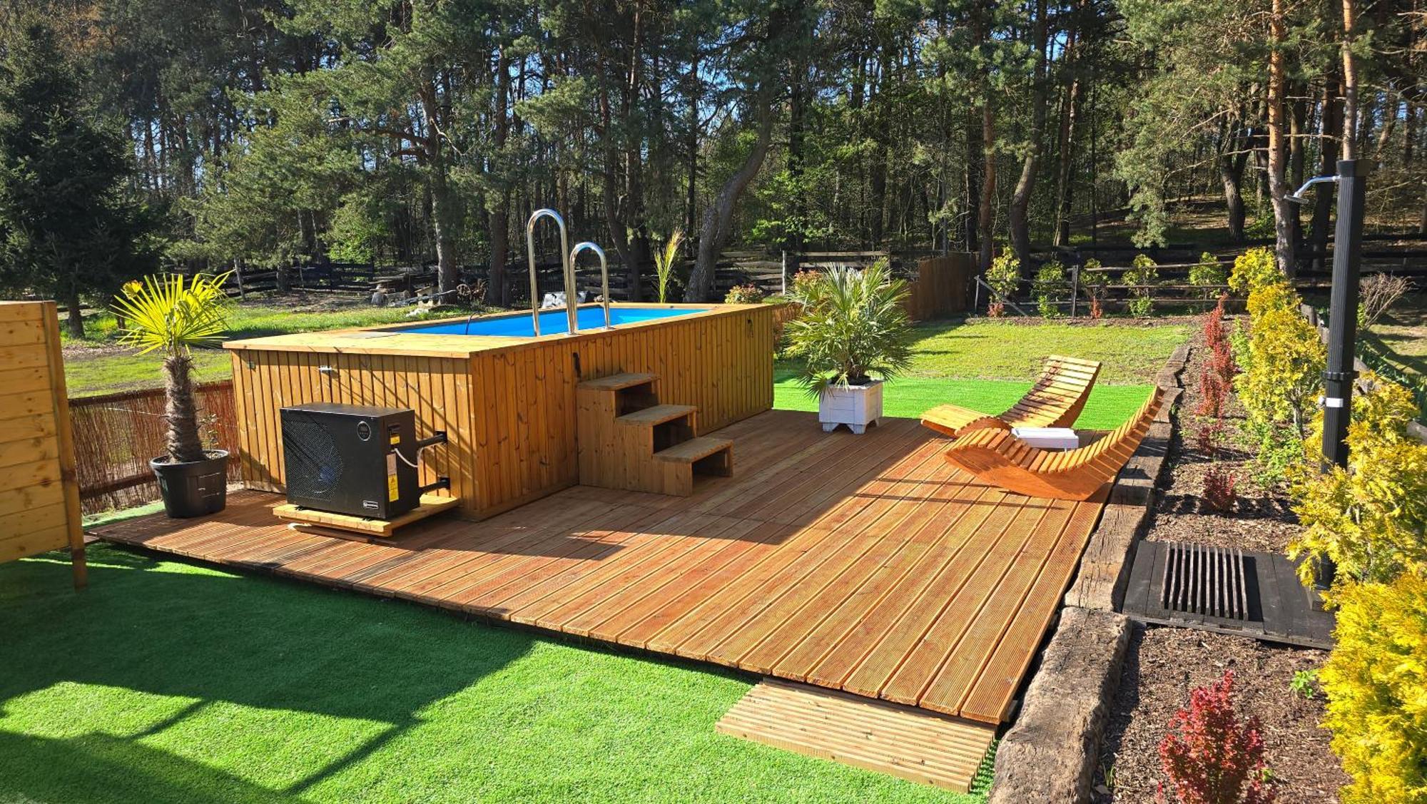 Vip Village Las Woda Rower - Podgrzewany Basen, Balia, Sauna Miedzierza Buitenkant foto